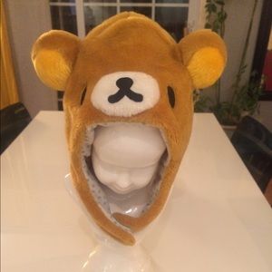 Sanzac San-X Rilakkuma plush kigurumi bear hat